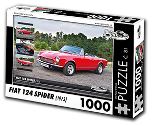 Puzzle č. 81 - FIAT 124 SPIDER (1973) 1000 dílků