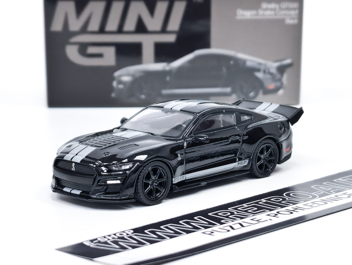 Ford Mustang Shelby GT500 Dragon Snake Concept černá - Mini GT 1:64_