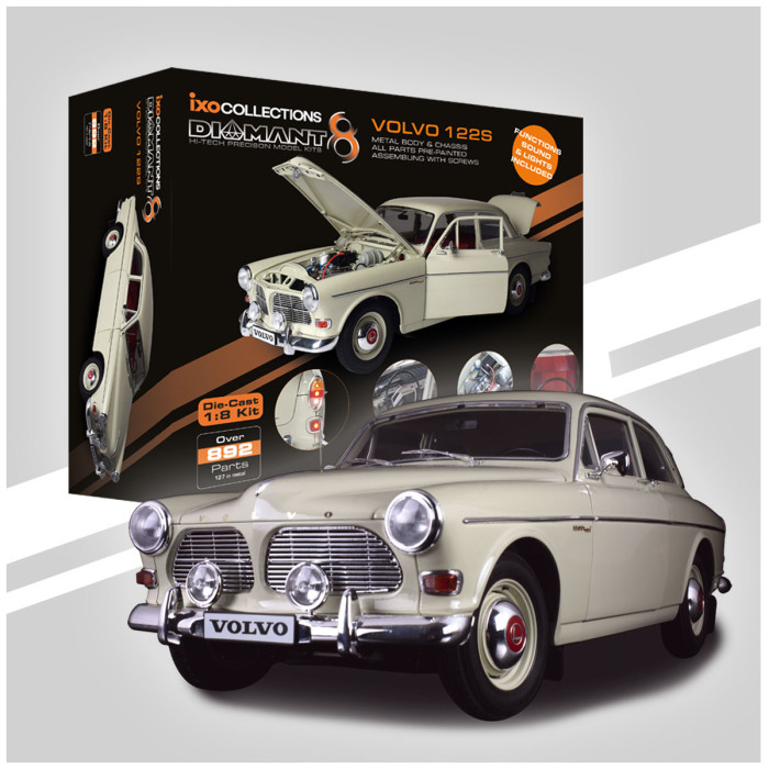 Volvo Amazon 122S - STAVEBNICE - IXO 1:8