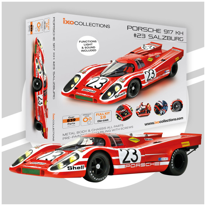 Porsche 917 KH #23 Salzburg - STAVEBNICE - IXO 1:8