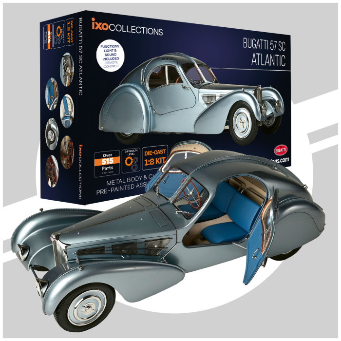 BUGATTI ATLANTIC 57SC - STAVEBNICE - IXO 1:8