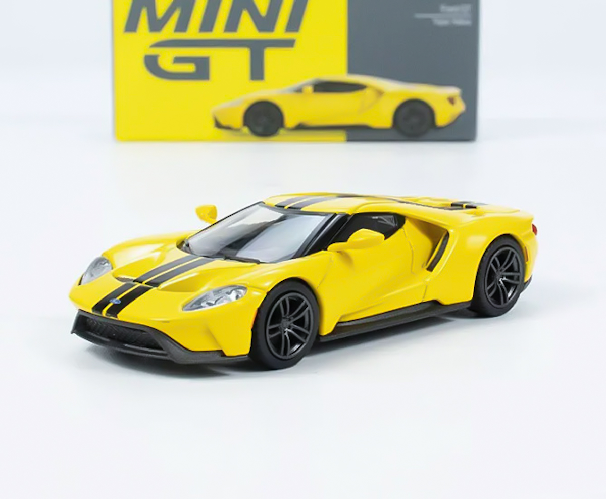 Ford GT Triple Yellow - Mini GT 1:64