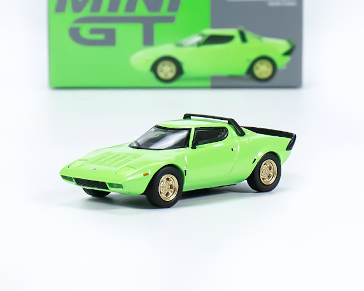 Lancia Stratos HF Stradale Verde Chiaro - Mini GT 1:64