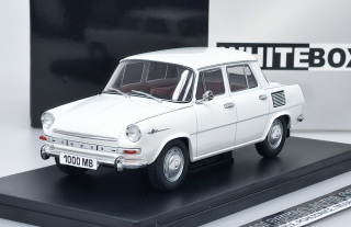 Škoda 1000 MB (1968) Bílá WHITEBOX 1:24_ 