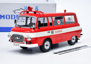 Barkas B 1000 (1965) Feuerwehr Ambulance MCG 1:18