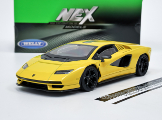 Lamborghini Countach LP 5000 S - yellow WELLY 1:24_