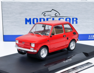 FIAT 126 (1972) Červená MCG 1:18