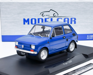 FIAT Polski 126p (1972) Tmavě Modrá MCG 1:18