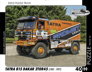 Puzzle TRUCK 42 - Tatra 815 Dakar 2T0R45 (1982 - 1997) - 40 dílků