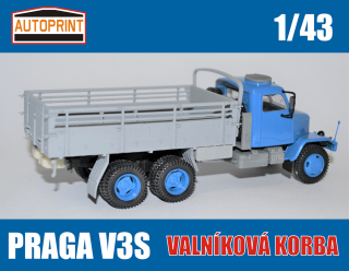 Konverzní set PRAGA V3S Valníková korba AUTOPRINT 1:43