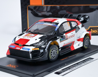 Toyota GR Yaris Rally1 Hybrid #17 Ogier/Landais Rallye Safari 2023 IXO 1:18