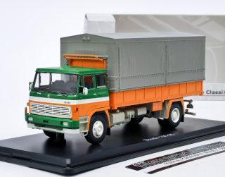 Liaz 100.05 valník s plachtou - green/orange Premium ClassiXXs 1:43