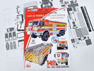 Tatra 815-7 CAS 30 6x6 Force Hasiči Kopřivnice - papírový model 1:32