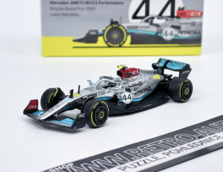 Mercedes AMG W13 E Performance #44 Lewis Hamilton GP Belgian 2022 TARMAC 1:64