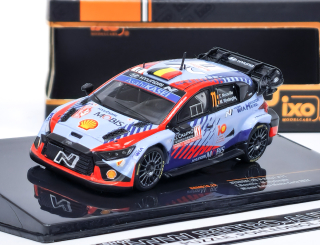  Hyundai i20 N Rally1 #11 T.Neuville/M.Wydaeghe WRC Rallye Monte Carlo 2024 IXO 1:43