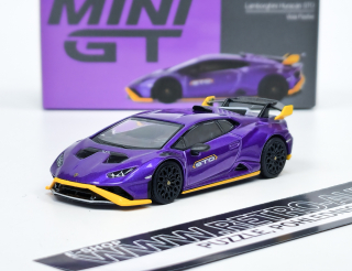 Lamborghini Huracán STO Viola Pasifae - Mini GT 1:64