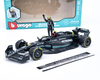 Mercedes AMG W14 E Performance F1 #44 L.Hamilton AMG Petronas Formula One Team 2023 - Bburago 1:24